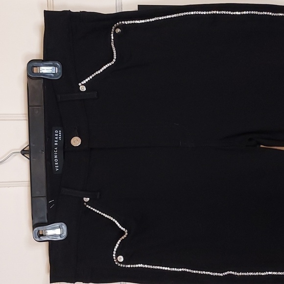 Veronica Beard Debbie Skinny Jeans with Rhinestones - Picture 4 of 12